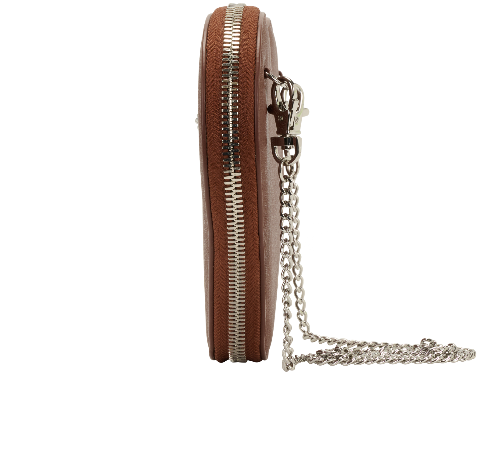 New Heart Crossbody, &pound;95, Handbags, Brown, Leather, Bottom view